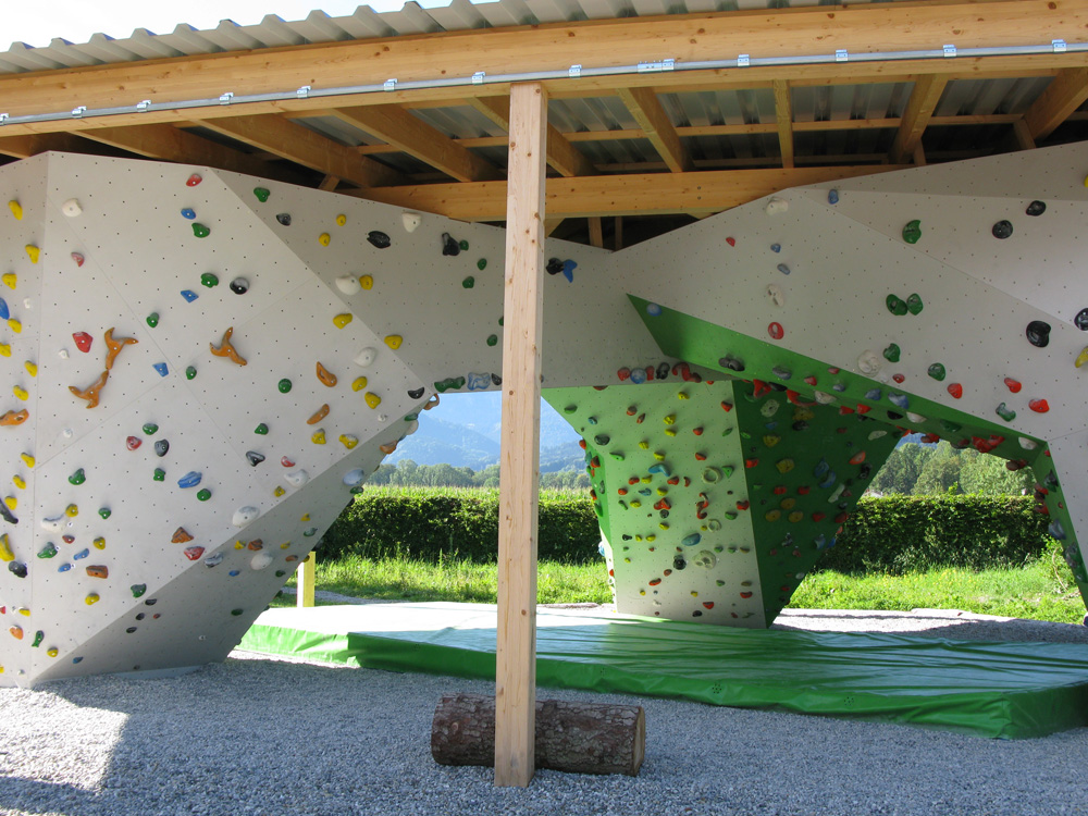 Boulderpavillon Innenansicht