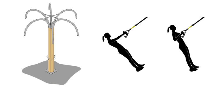 TRX-Palme Slingtraining Palme